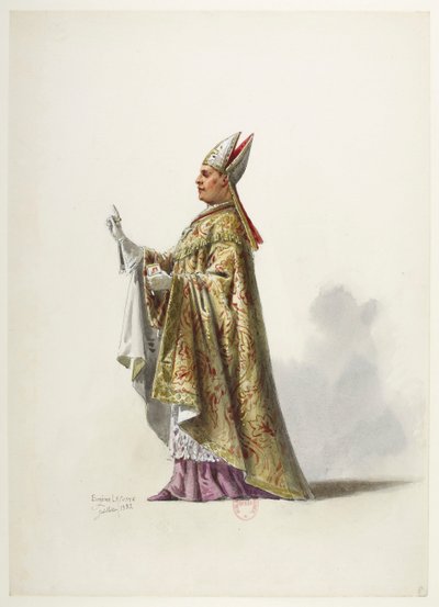 Saint-Saëns - Henry VIII - Costume Designs - Lacoste - 8. Costume by Eugene Lacoste