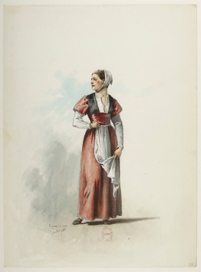 Saint-Saëns - Henry VIII - Costume Designs - Lacoste - 22. Costume by Eugene Lacoste
