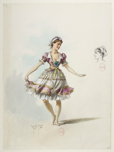 Costume and Headdress by Eugene Lacoste