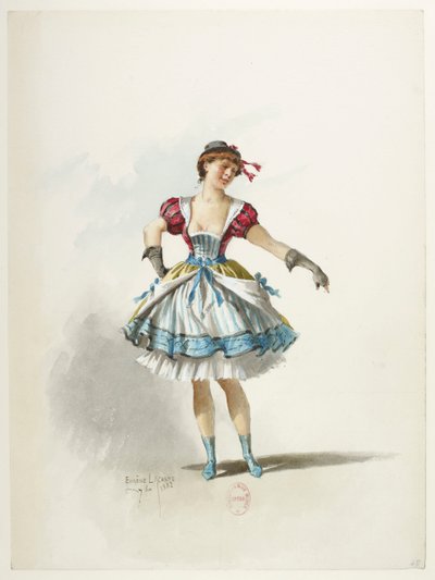Saint-Saëns - Henry VIII - Costume Designs - Lacoste - Costume by Eugene Lacoste
