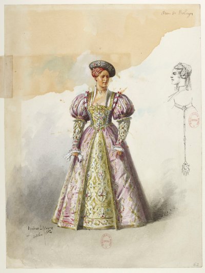 Anne Boleyn without Collar by Eugene Lacoste