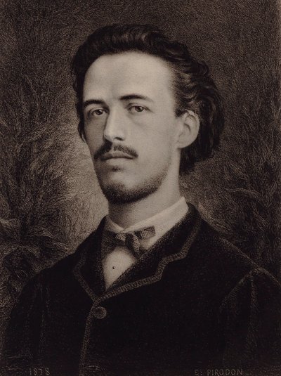 Portrait of the Composer Benjamin Godard by Eugène Louis Pirodon