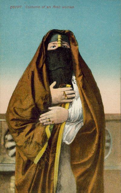 Egypt, Costume of an Arab Woman by European Photographer