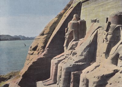 Ibsamboul, Statues of Ramses by European Photographer