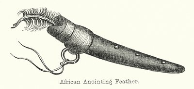 African Anointing Feather by European School