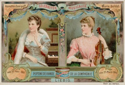 Annette von Essipoff and Marie Soldat by European School