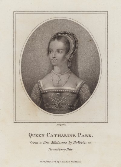 Catherine Parr, Sixth Wife of King Henry VIII by European School