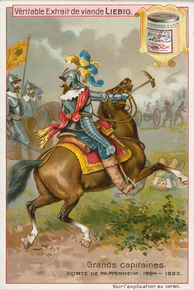 Count of Pappenheim, Liebig Card, Early 20th Century by European School