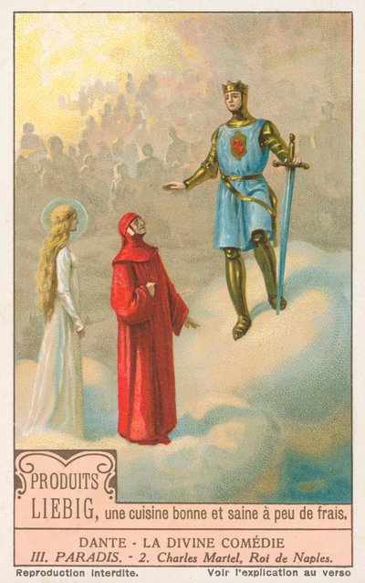 Dante, The Divine Comedy, Liebig Card, Early 20th Century by European School