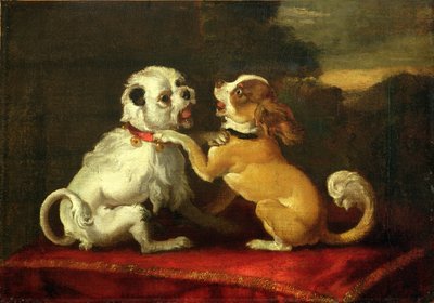 Dogs at Play by European School
