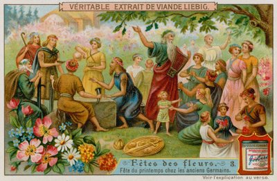Festival of Spring in Ancient Germany by European School