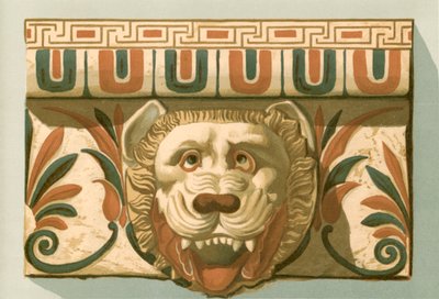 Fragments of terra cotta found at Metapontim in 1828 by European School