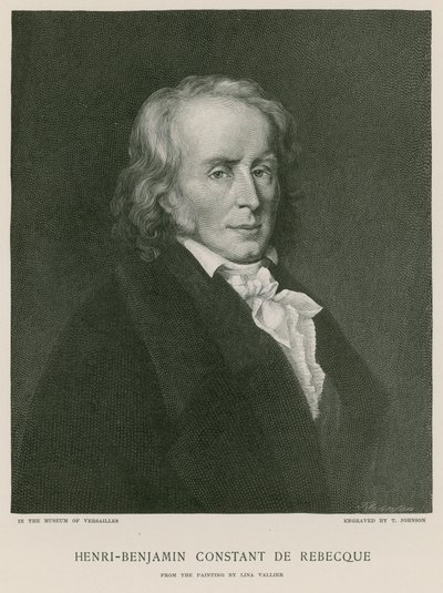 Henri-Benjamin Constant de Rebecque by European School
