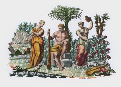 Heracles in a Garden by European School
