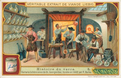 History of Glass by European School