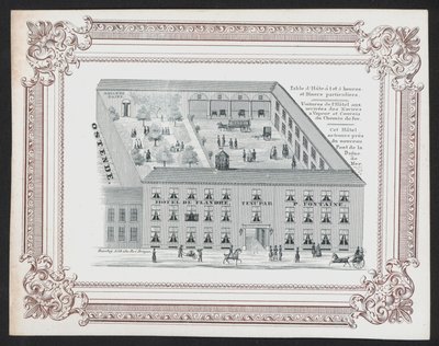 Hotel Trade Card by European School