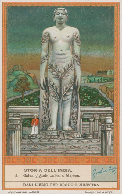 Jain Statue in Madras (Chennai) by European School