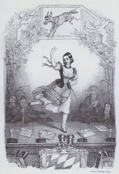 Lola Montez Dancing Bavarian History by European School