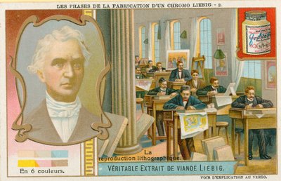 Making a Liebig Chromolithograph by European School