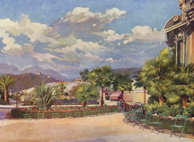 Menton, The Music Kiosk and the New Garden by European School