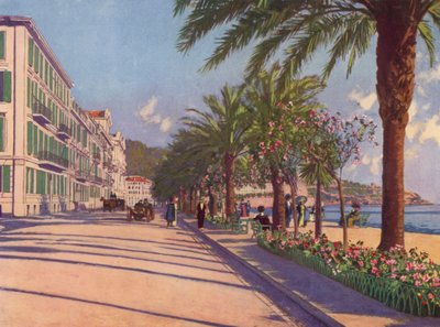Nice, Promenade du Midi to the East by European School