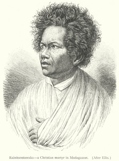 Rainitsontsoraka, a Christian martyr in Madagascar by European School