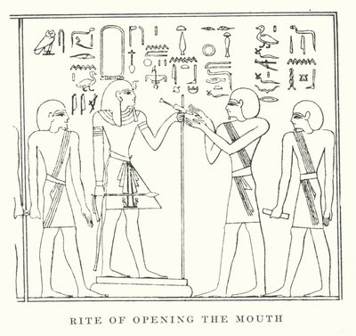 Rite of opening the Mouth by European School