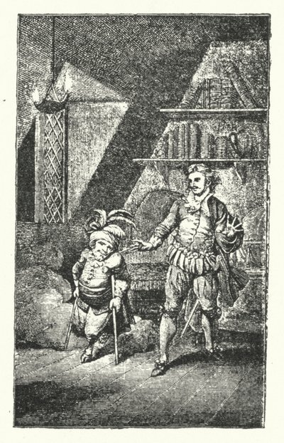 Scene from Der Krumme Teufel (The Limping Devil), the First Opera by Joseph Haydn (engraving) by European School
