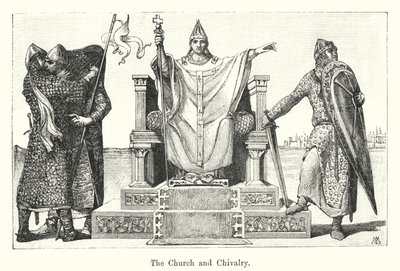 The Church and Chivalry by European School