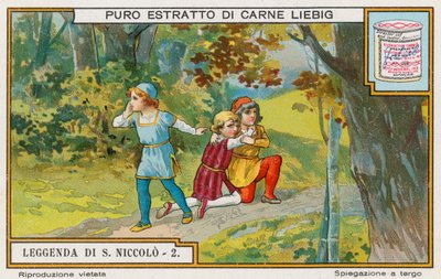 The Legend of St Nicholas by European School