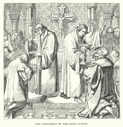 The sacrament of the Holy Supper by European School