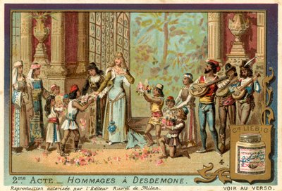 Tributes to Desdemona by European School
