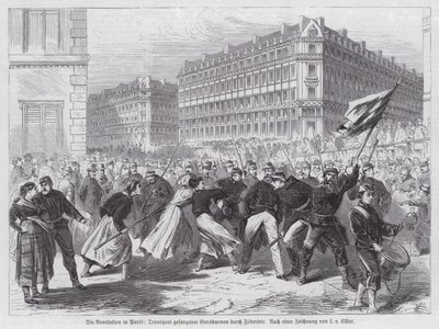 Women Attacking Captured Gendarmes Being Escorted by National Guards, Paris Commune by European School