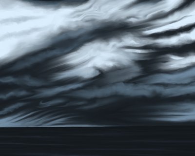 Blue Sky and Ocean, c.2020-24 by Evan Sklar