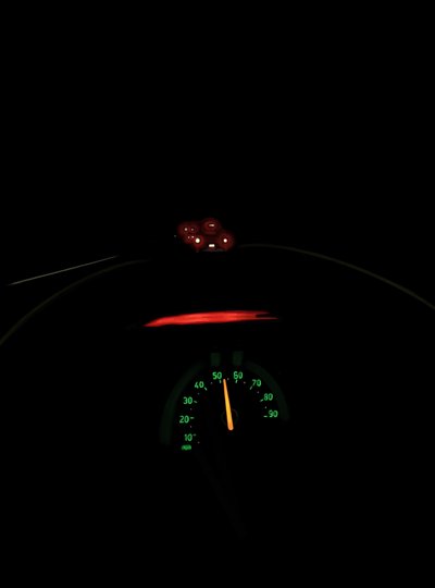 Driving The Road At Night #4 Brooklyn by Evan Sklar