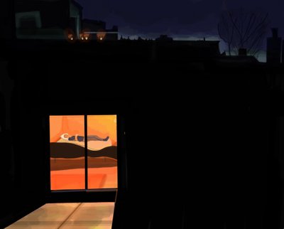 Sleeping Man, Williamsburg by Evan Sklar