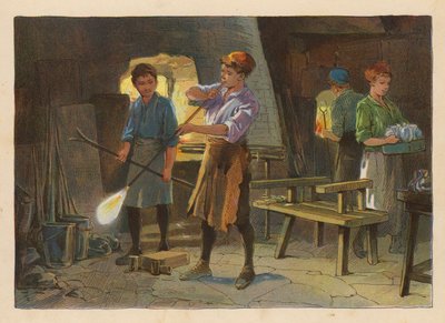 Little Workers: Glass Blowing by Evelyn Stuart Hardy