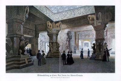 Khmer Temple, Paris World Exposition by Ewald Thiel