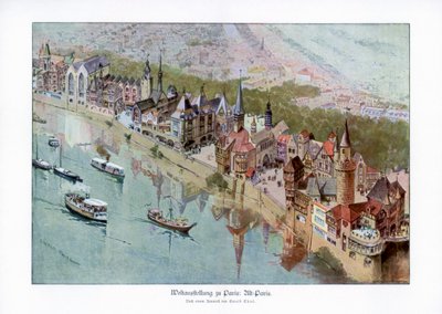 Old Paris, Paris World Exposition by Ewald Thiel