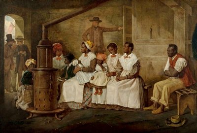 Slaves Waiting for Sale, Richmond, Virginia by Eyre Crowe
