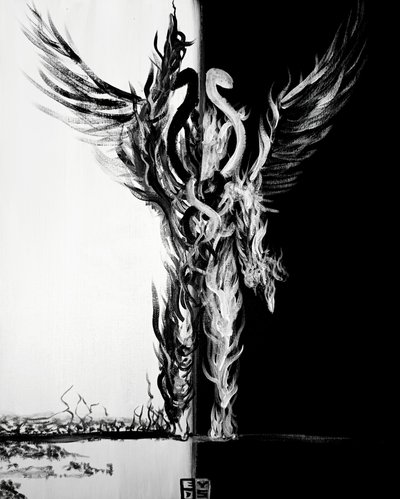Fiery Duality Figure by Ezekiel Y.D. Schmitt