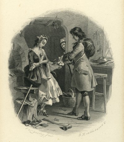 Barnaby Rudge: Dolly Varden and Joe Willet by F.O.C. and McRae, C. John Darley