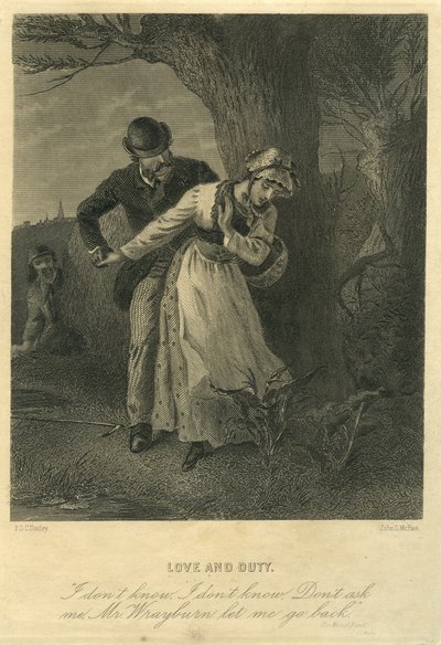 Our Mutual Friend, Love and Duty: Eugene Wrayburn and Lizzie Hexam by F.O.C. and McRae, C. John Darley