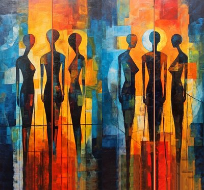 Human Silhouette Drawing by F. Abderrahim