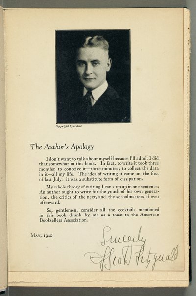 Signed copy of 