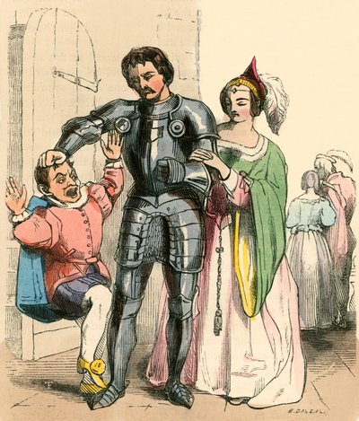 The Knight Seizing Prince Peter by F. Tayler