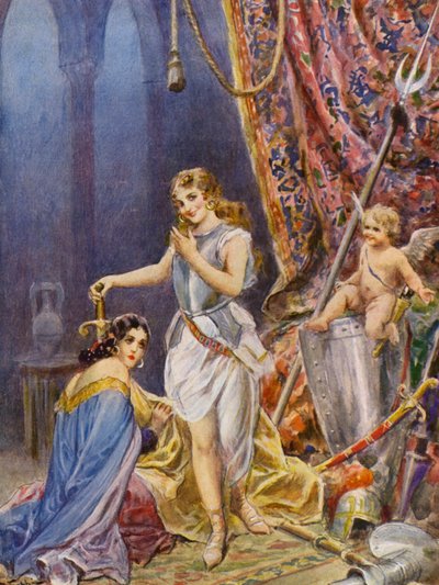 La Gerusalemme Liberata by Torquato Tasso: Canto VI, Stanza 92 by Fabio Fabbi