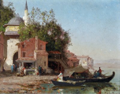 Constantinople, Edge of the Bosphorus, Europe Coast by Fabius Brest