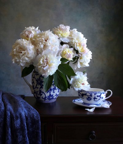 Honey Golden Peony by Fangping Zhou