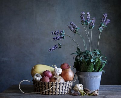 Rustic Kitchen Harvest by Fangping Zhou